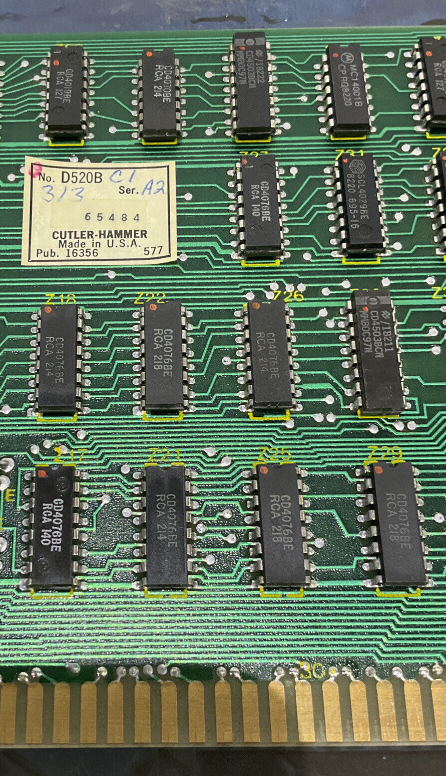 CUTLER-HAMMER D520BC1 DIRECTROL RECEIVER CONTROL CIRCUIT BOARD 373