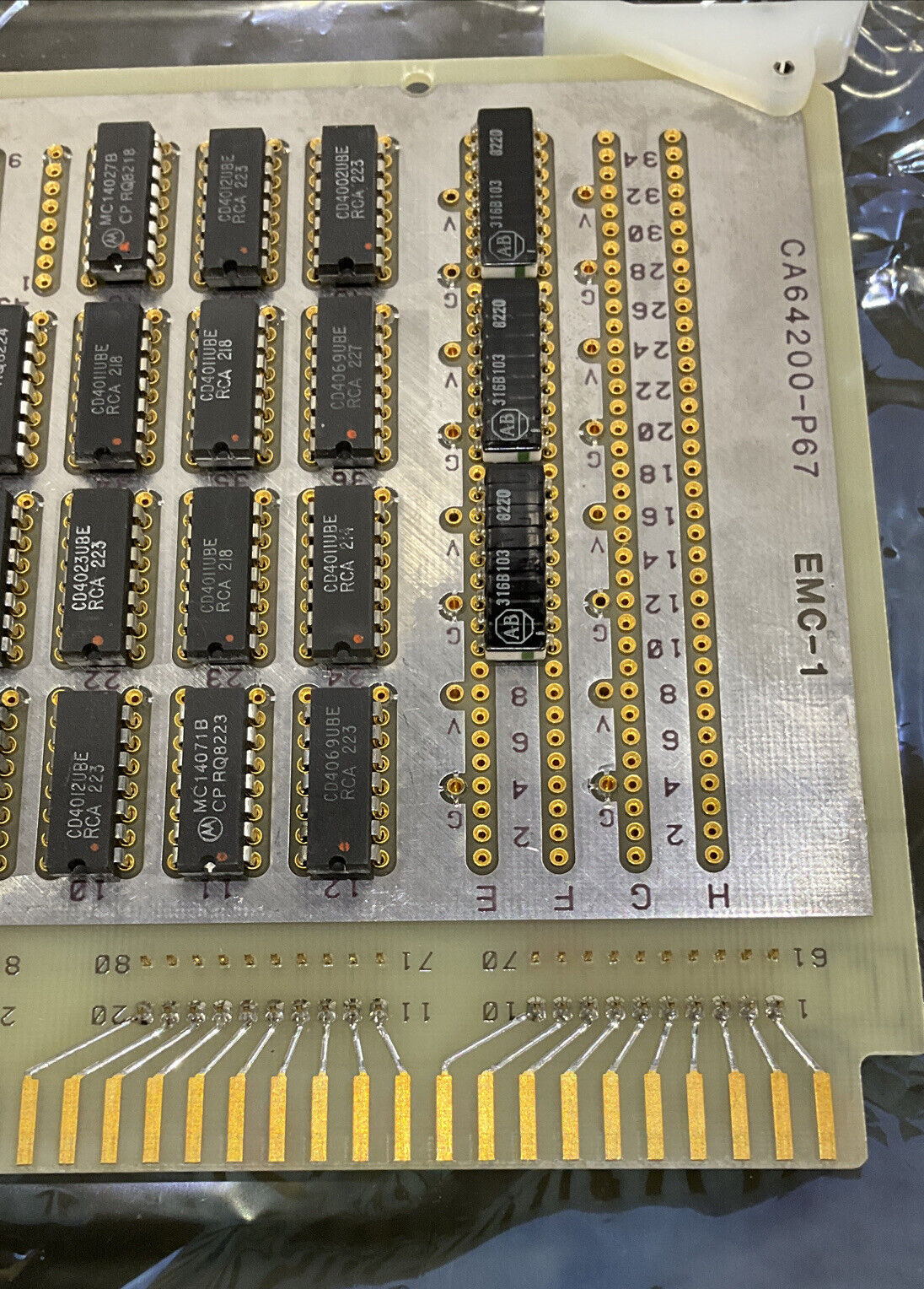 CUTLER-HAMMER D520BC4 DIRECTROL COMMUNICATIONS LOGIC A CIRCUIT BOARD 373