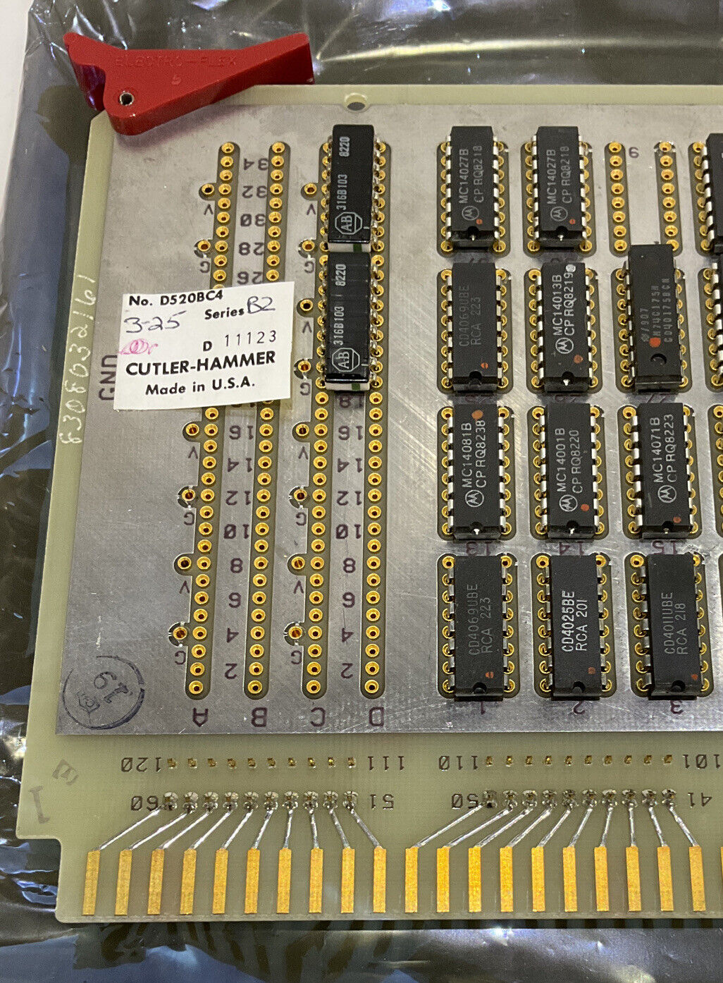 CUTLER-HAMMER D520BC4 DIRECTROL COMMUNICATIONS LOGIC A CIRCUIT BOARD 373