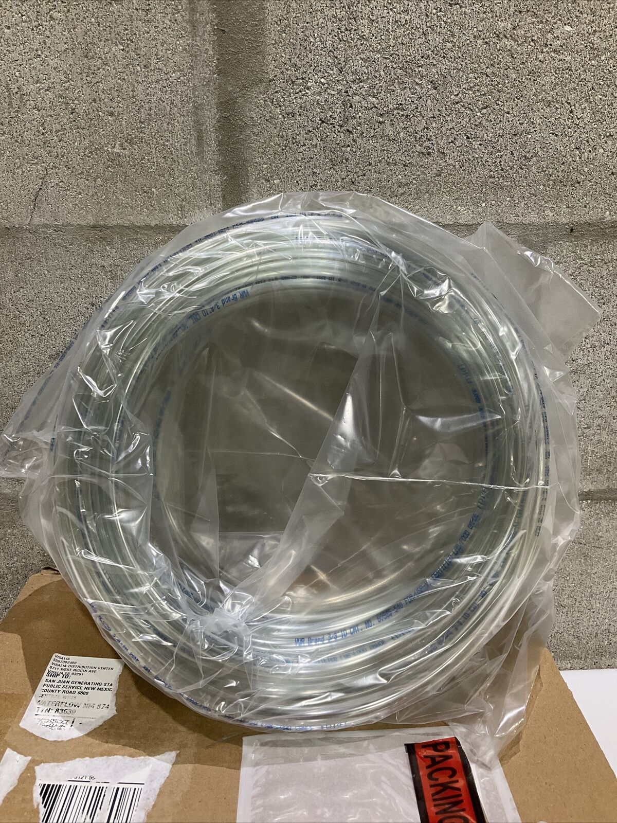 VWR 60985-540 PVC TYGON TUBING 3/8 X 1/2 X 1/16 373