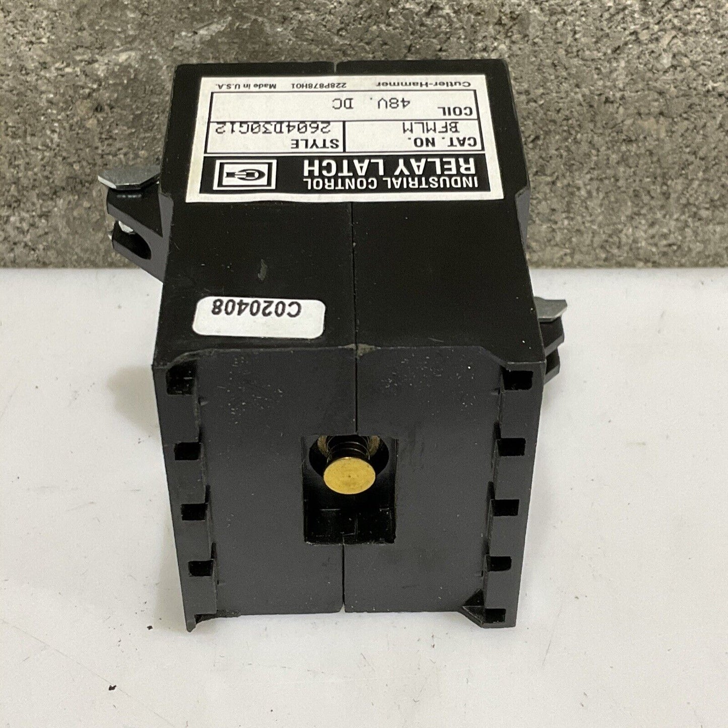 CUTLER-HAMMER BFMLM 2604D30G12 LATCH BF RELAY 48 VDC COIL 373