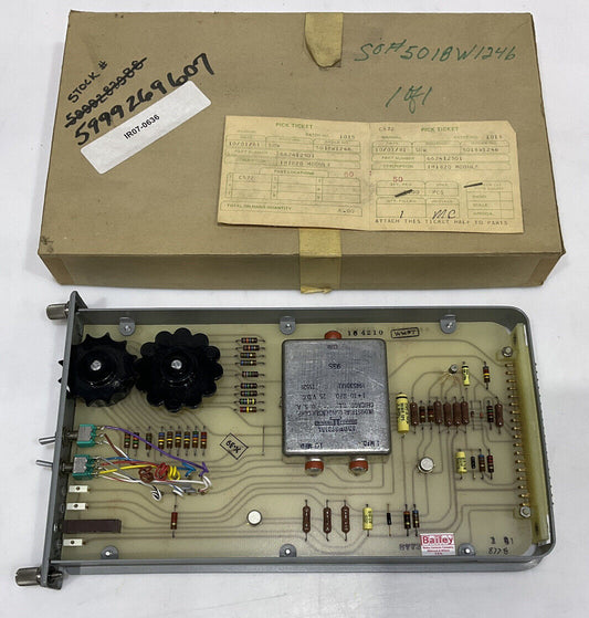 BAILEY 662412501 DERIVATIVE 820 MODULE 373