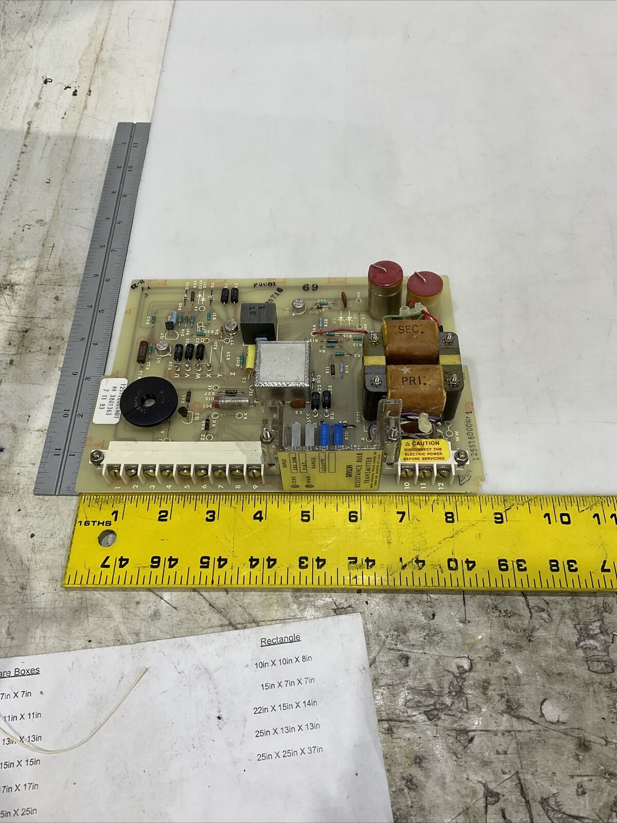 TAYLOR ONE RT 1002TK14810-11617E RESISTANCE BULB TRANSMITTER 373