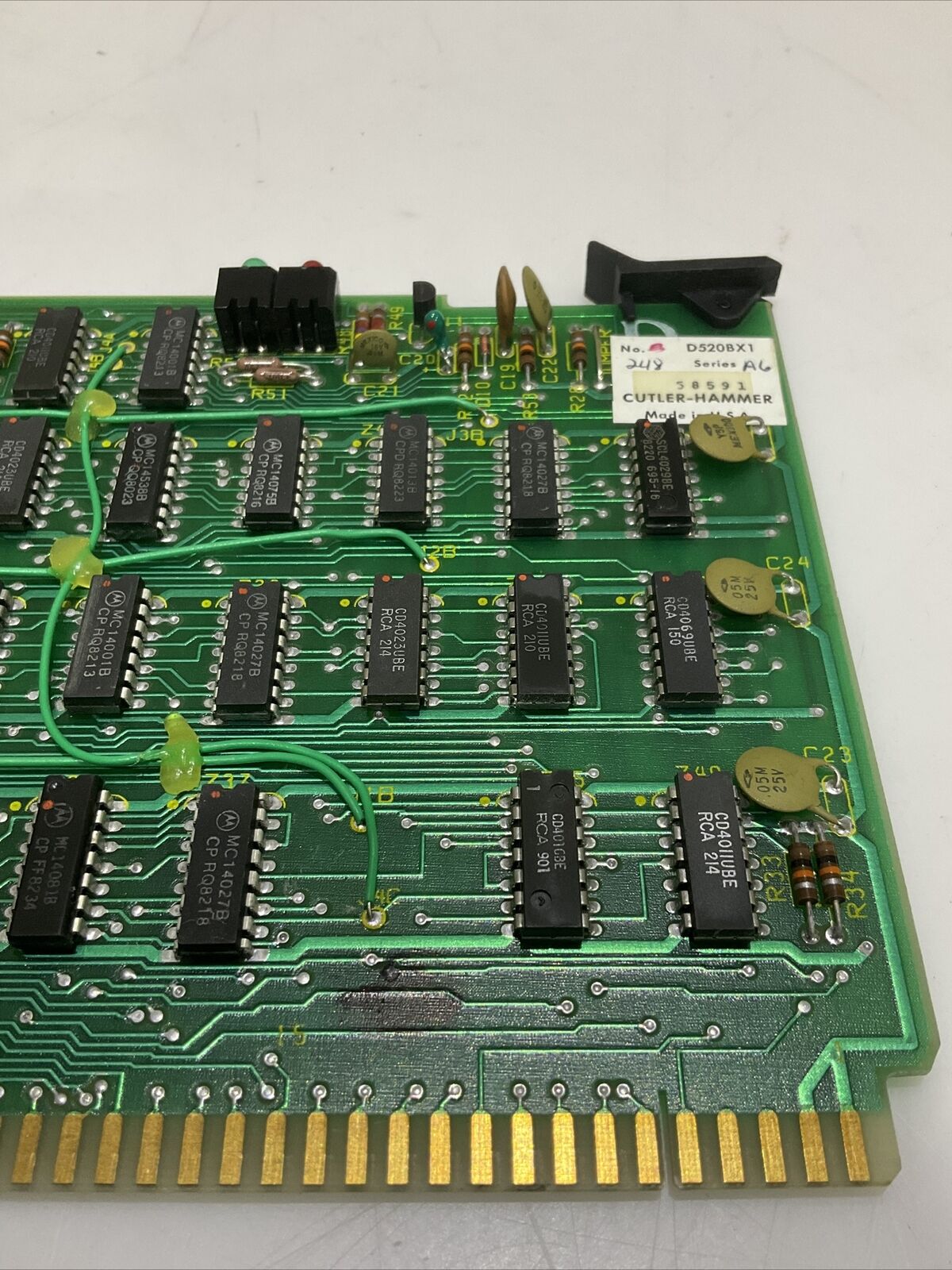 CUTLER-HAMMER D520BX1 DIRECTROL COMMUNICATION CIRCUIT BOARD A6 SERIES 373