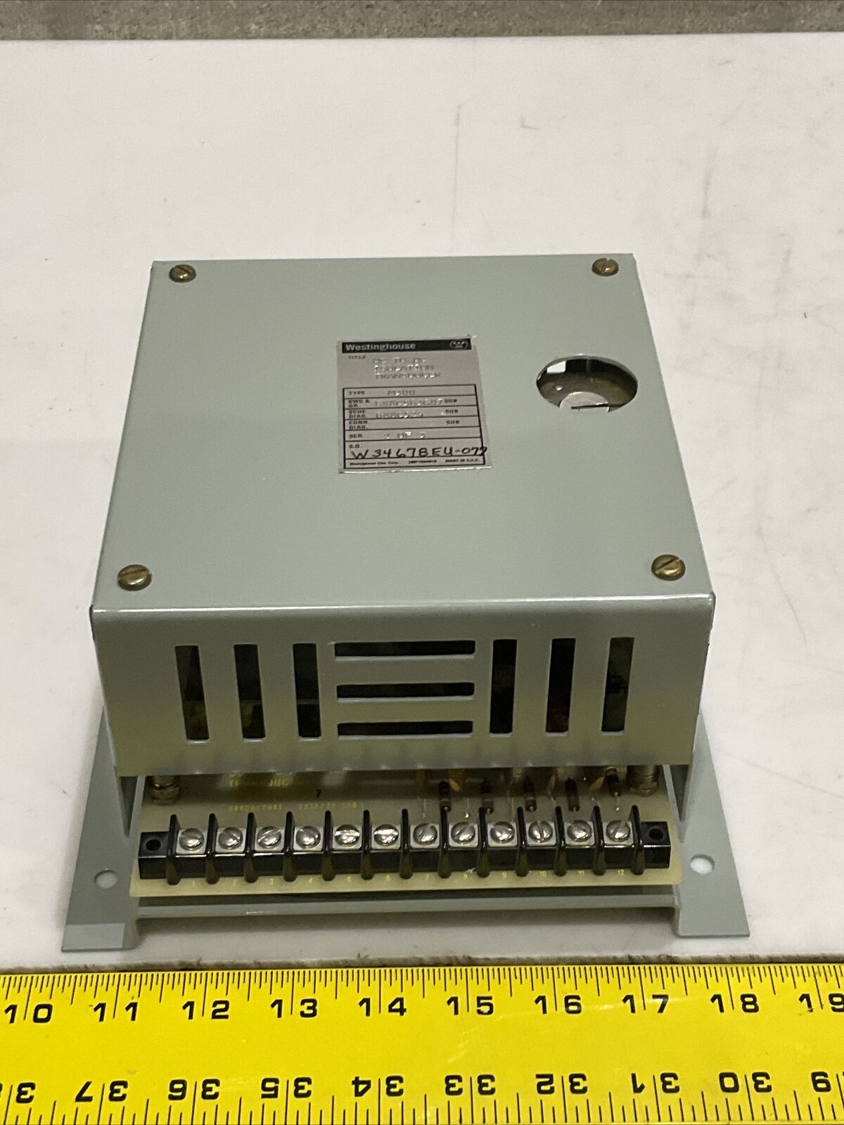 WESTINGHOUSE M300 688C563G07 W34678EU-077 DC TO DC ISOLATION TRANSDUCER 373