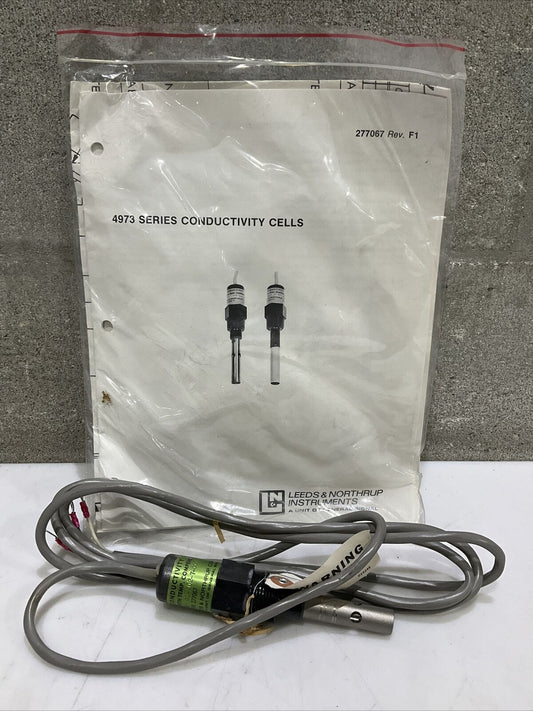 LEEDS & NORTHRUP 4973-01-202-7-000 CONDUCTIVITY CELL SERIES 4973  373