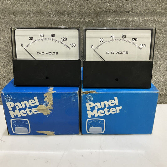 GE 136-301-087 251 PANEL AMMETER 0-150V MODEL 251 LOT OF 2 373
