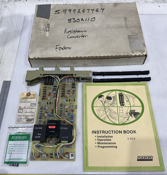 FOXBORO 2AI-P2V N0309YK RESISTANCE VOLTAGE CONVERTER 373