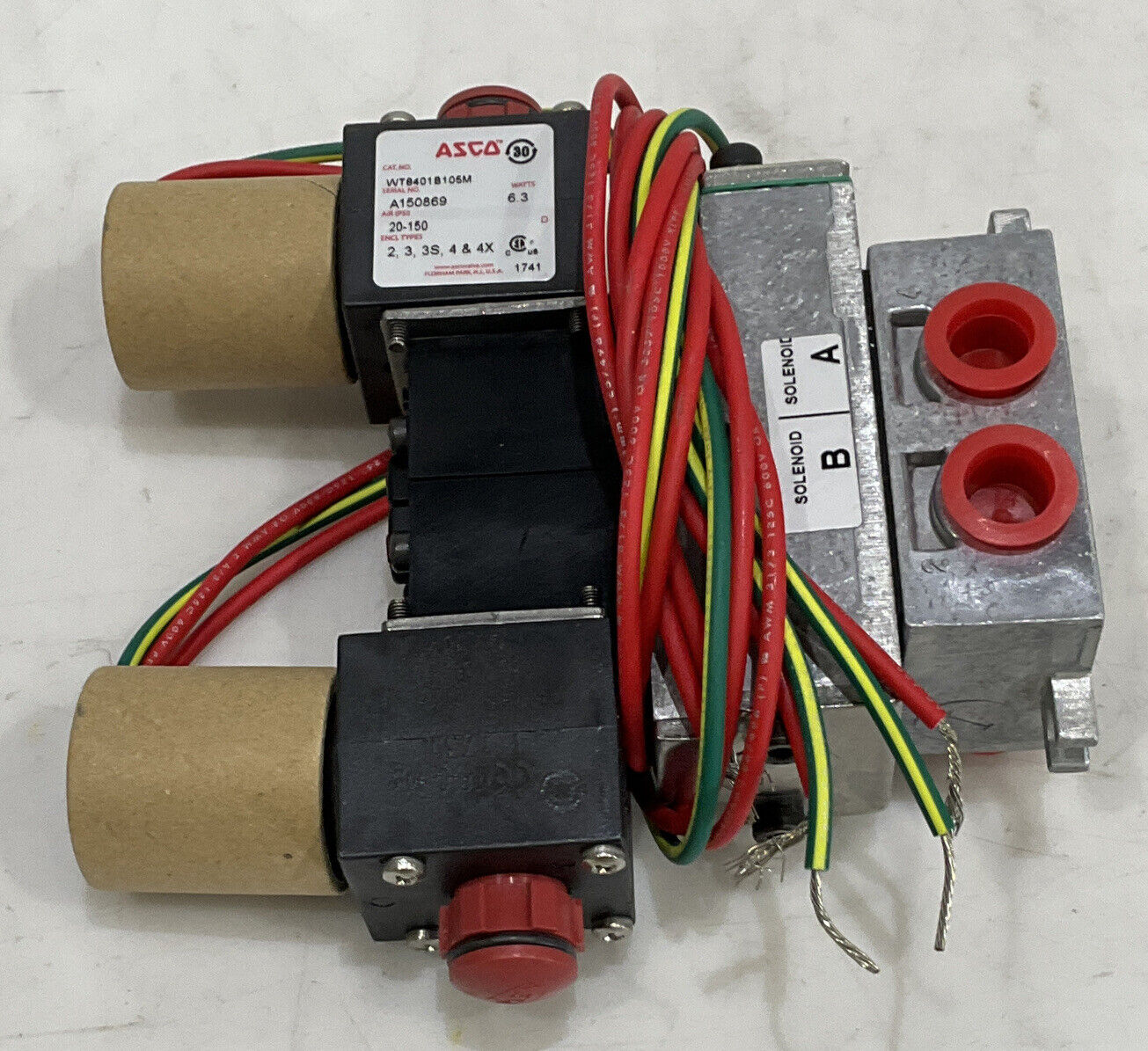 ASCO WT8401B105M SOLENOID 4-WAY VALVE 373