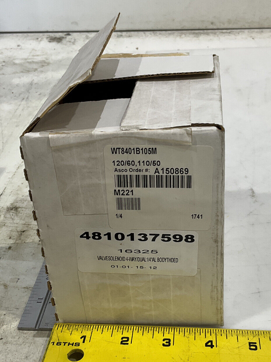 ASCO WT8401B105M SOLENOID 4-WAY VALVE 373