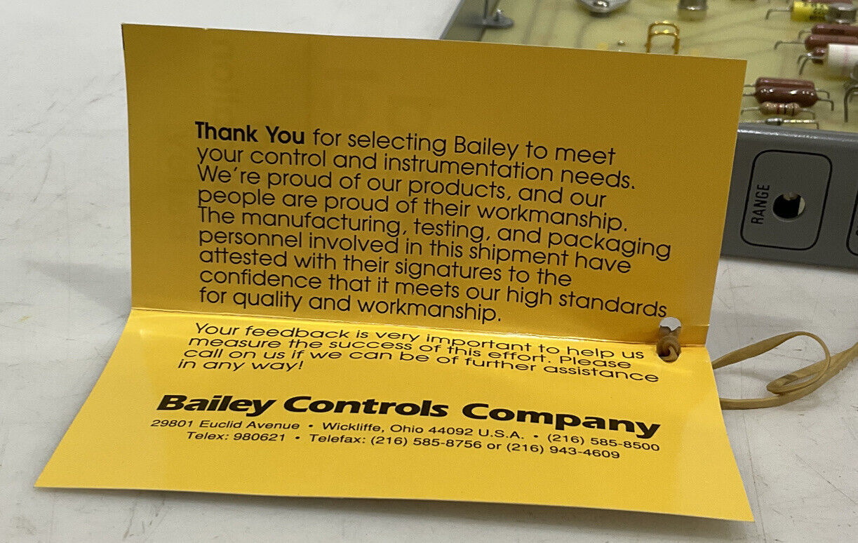 BAILEY 6625620E1 E/I CONVERTER 373