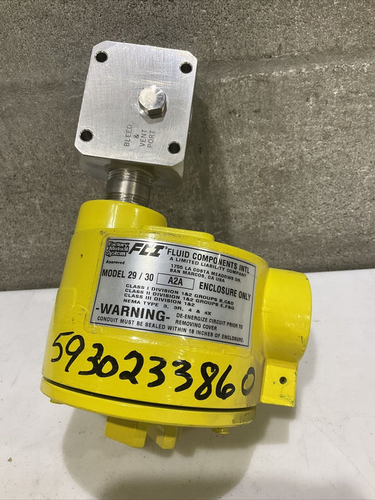 FCI FR70-4 FLOW SWITCH MONITOR .75” 2.5” S L V 5181-W 115VAC 60HZ 7VA 373