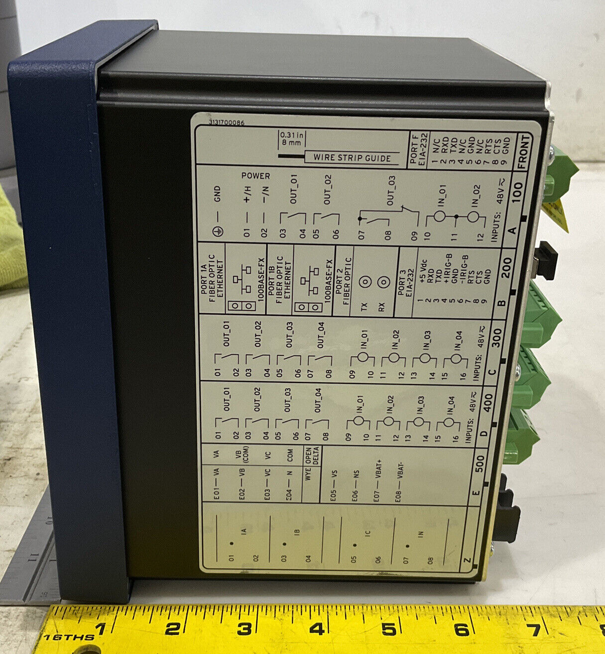 SCHWEITZER 751A52C1C1C72851830 SEL-751A FEEDER PROTECTION RELAY 373