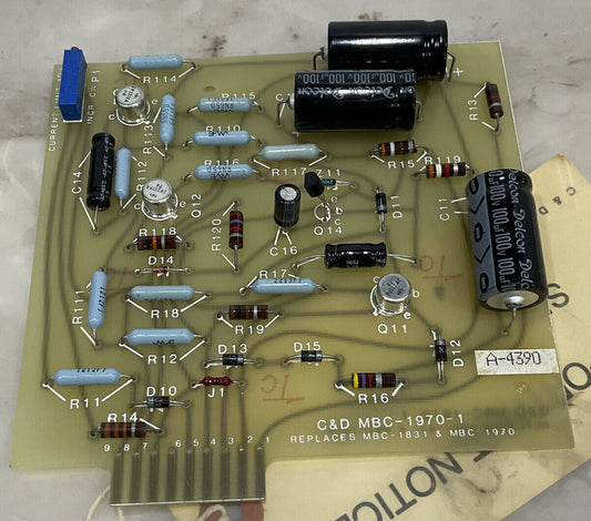 C&D BATTERIES MBC-1970-1 CURRENT LIMIT ADJ 373