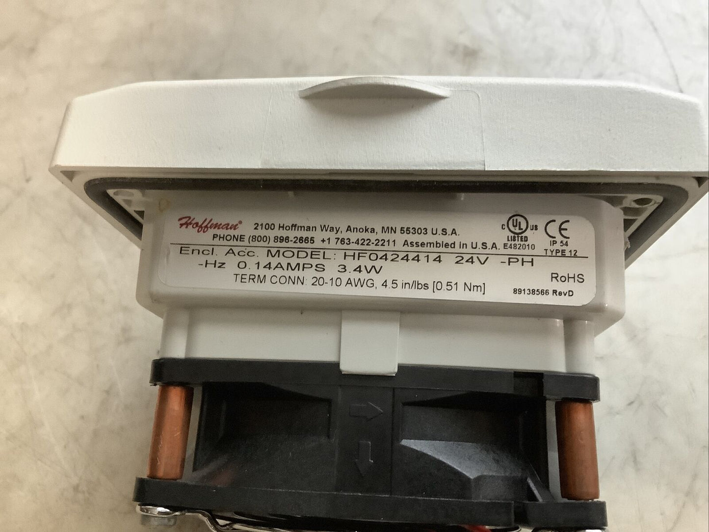 HOFFMAN HF0424414 FILTER FAN CDM