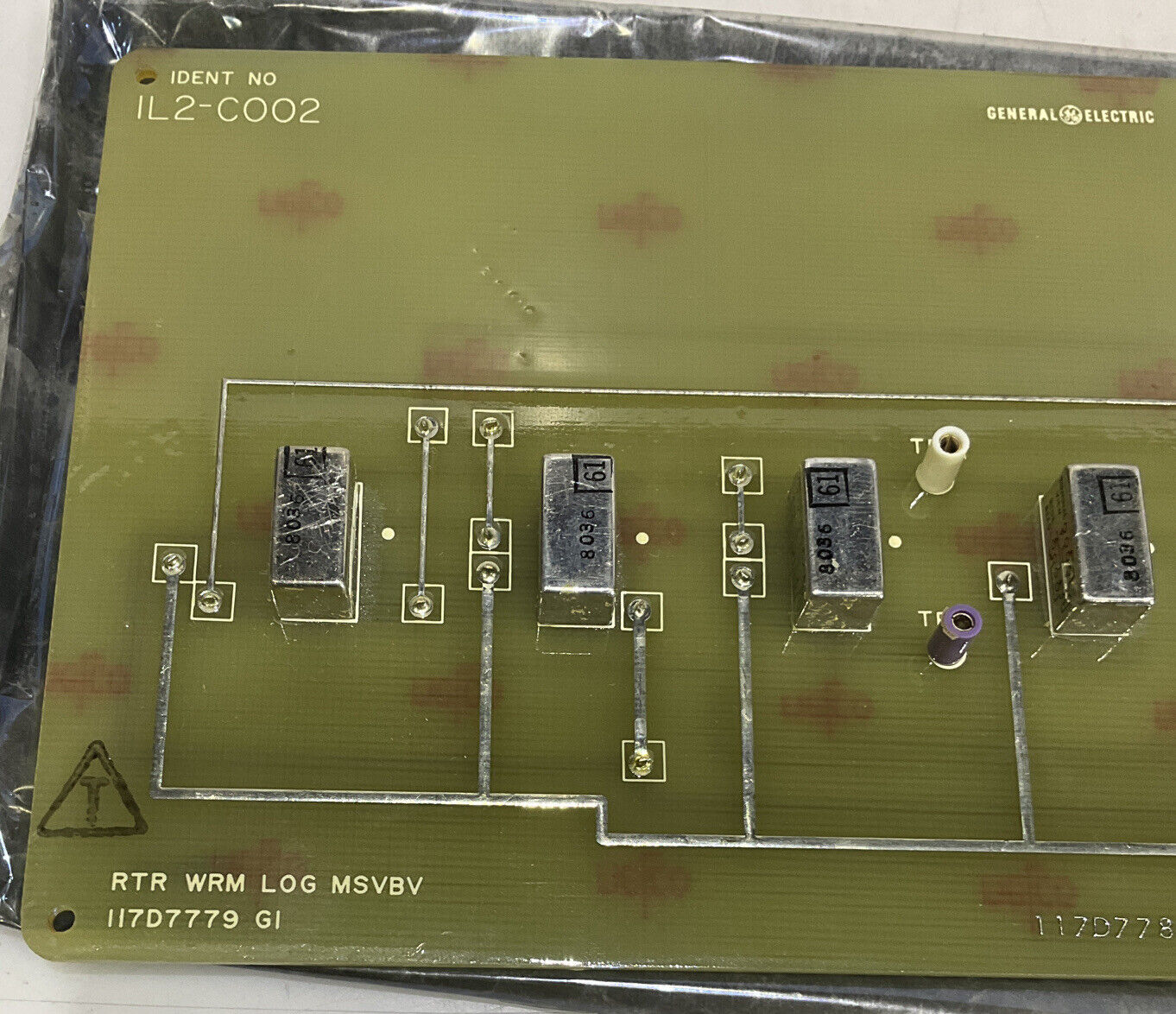 GENERAL ELECTRIC 1L2-C002 117D7779G1 RTR WRM LOG MSVBV 373