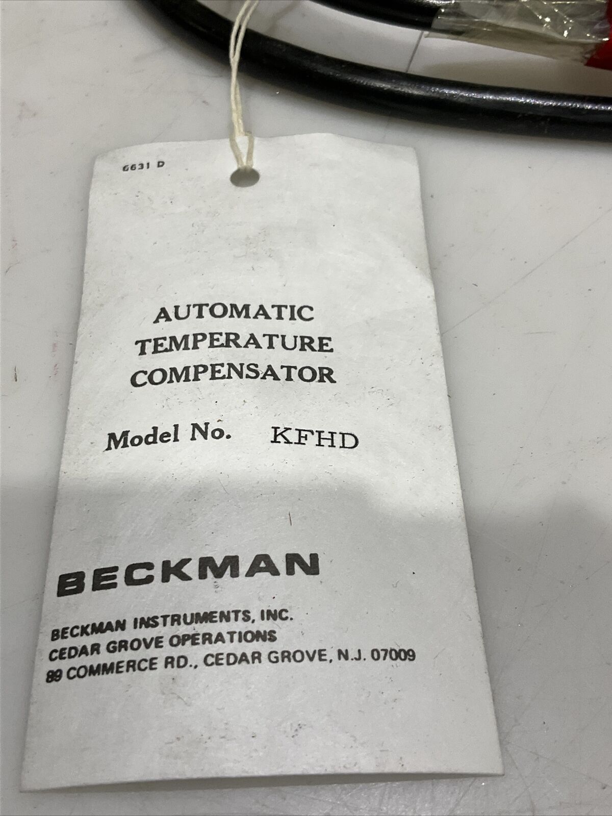 BECKMAN KFHD AUTOMATIC TEMPERATURE COMPENSATOR 373