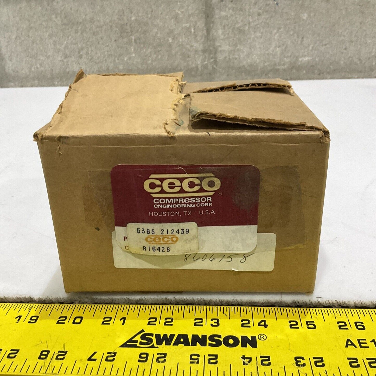 CECO COMPRESSOR ENGINEERING CORP 5365 212439 CE RI6428 373