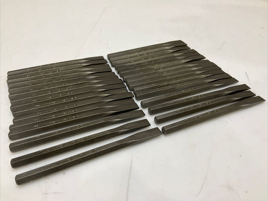 MAYHEW 70202 COLD CHISEL 70 LB 3/8” LOT OF 30 373