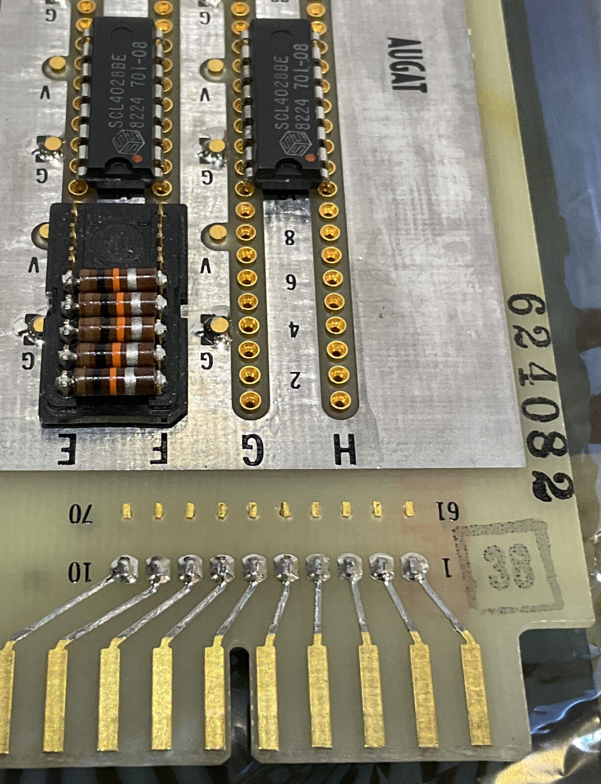 CUTLER-HAMMER D520BC10 DIRECTROL COMPUTER INTERFACE LOGIC A CIRCUIT BOARD 373