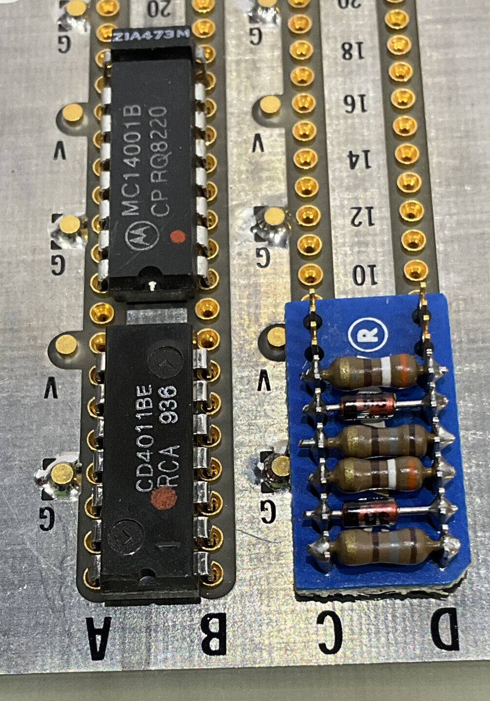 CUTLER-HAMMER D520BC11Q DIRECTROL COMPUTER INTERFACE ISOLATOR CIRCUIT BOARD 373