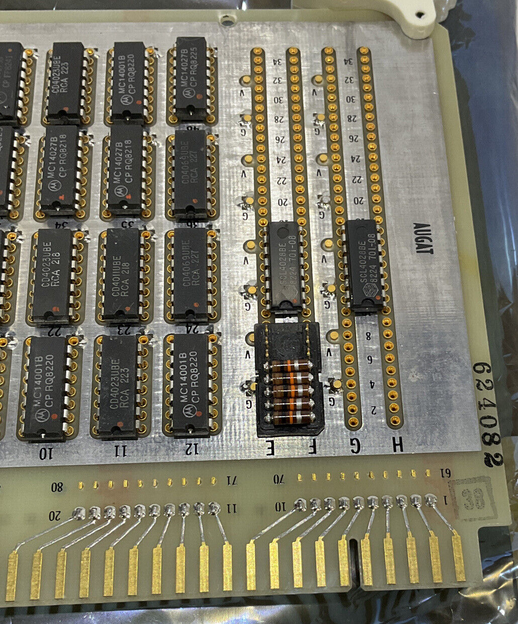 CUTLER-HAMMER D520BC10 DIRECTROL COMPUTER INTERFACE LOGIC A CIRCUIT BOARD 373