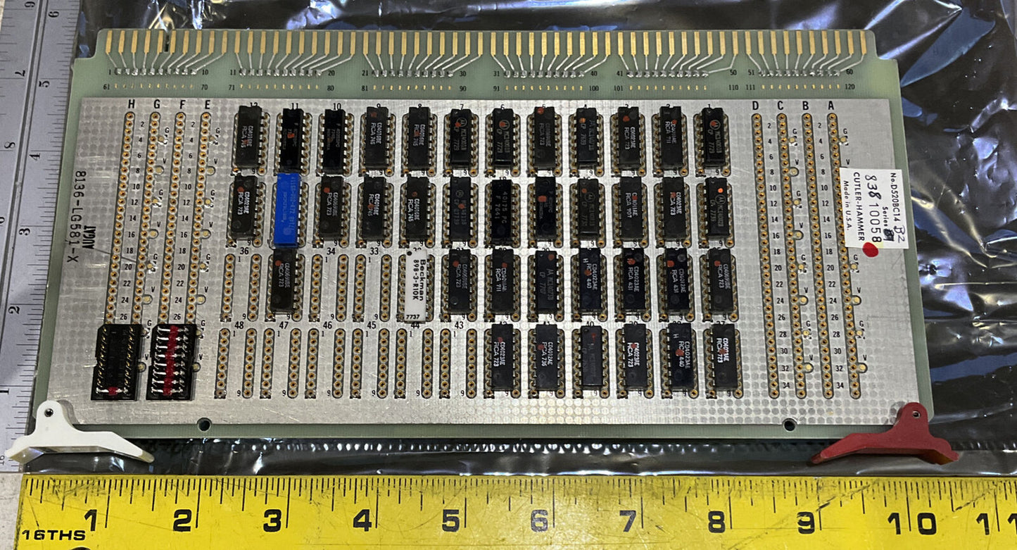 CUTLER-HAMMER D520BC14 DIRECTROL COMPUTER INTERFACE LOGIC B CIRCUIT BOARD 373