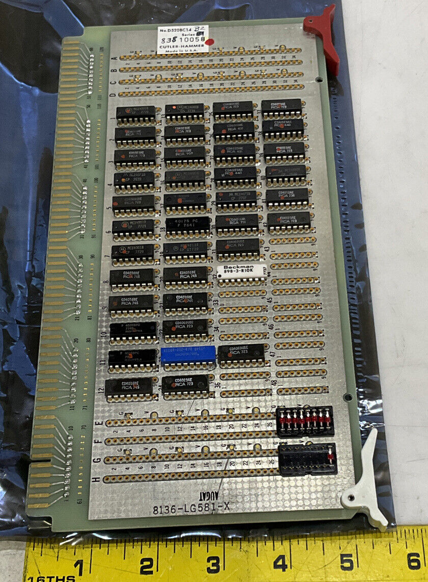 CUTLER-HAMMER D520BC14 DIRECTROL COMPUTER INTERFACE LOGIC B CIRCUIT BOARD 373