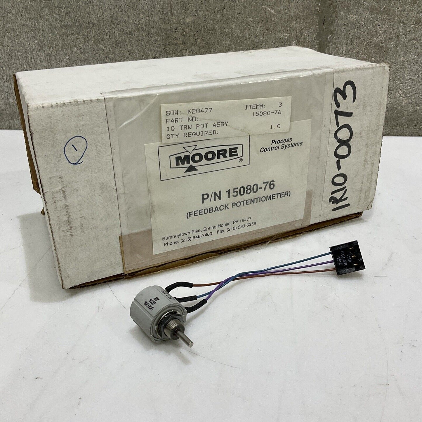 MOORE 15080-76 FEEDBACK POTENTIOMETER 373