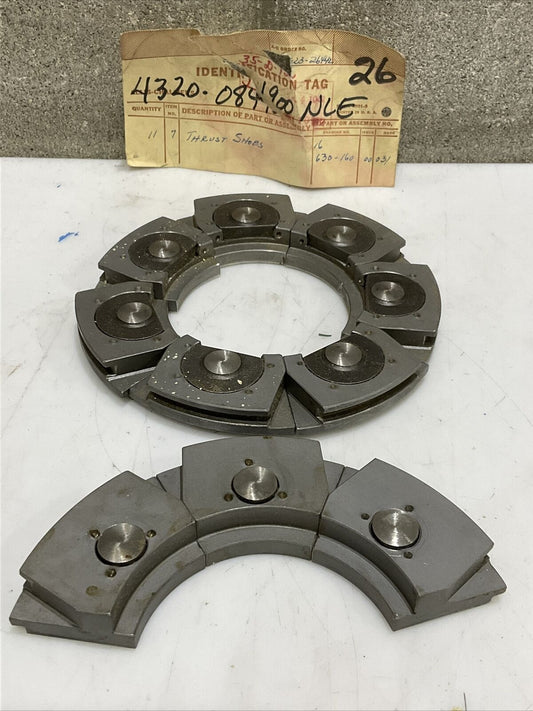 ALLIS CHALMERS 16 630-160 THRUST SHOES LOT OF 10 373