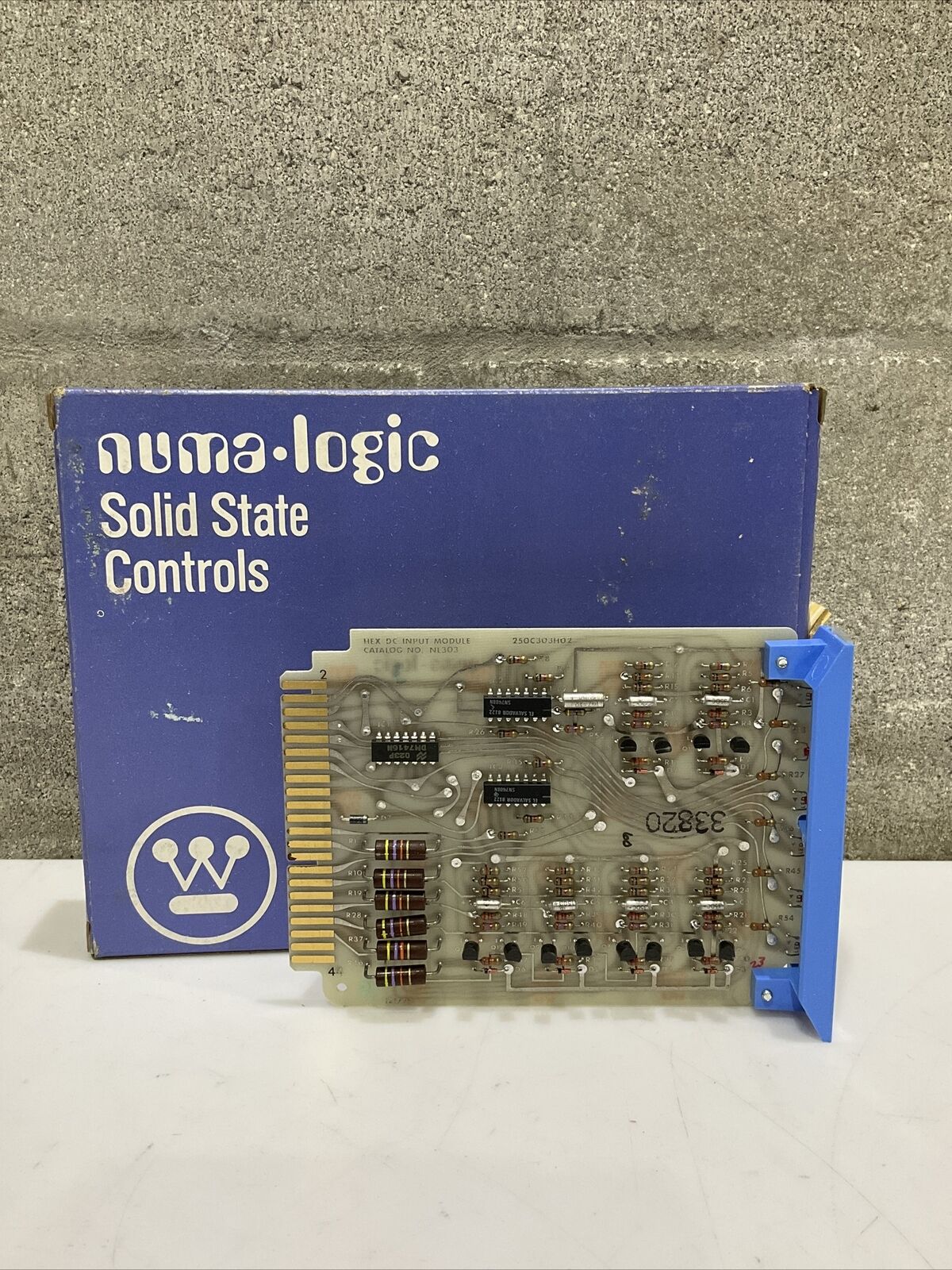 WESTINGHOUSE NUMA-LOGIC NL-303 SOLID STATE CONTROL HEX INPUT MODULE 373