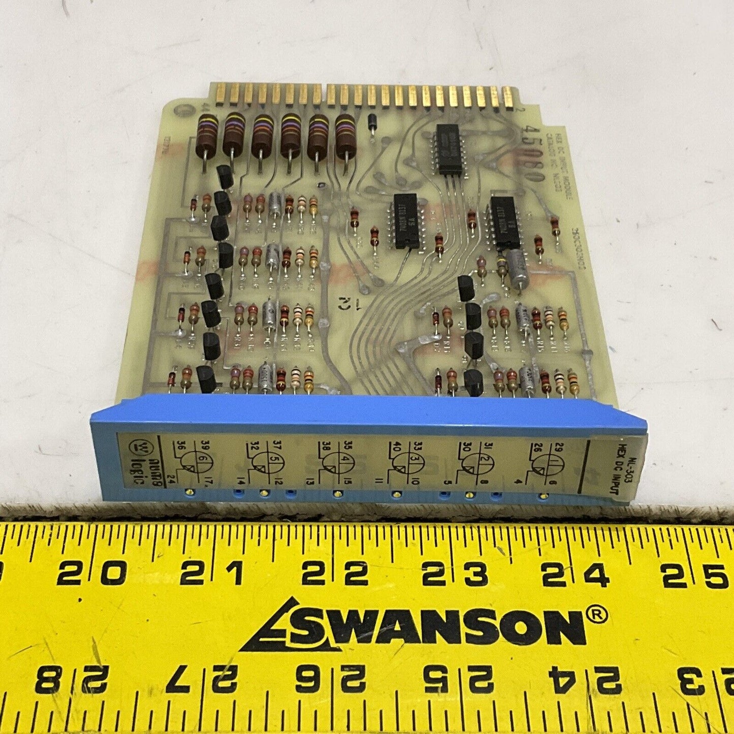 WESTINGHOUSE NUMA-LOGIC NL-303 SOLID STATE CONTROL HEX INPUT MODULE 373