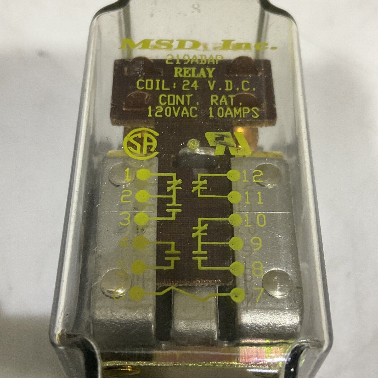 MSD 219ABAP RELAY 120VAC 10A 373