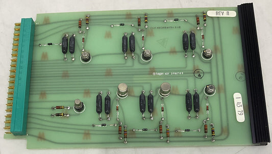 HAGAN ASSEMBLY 398702 REV A ANALOG SWITCH 1 373
