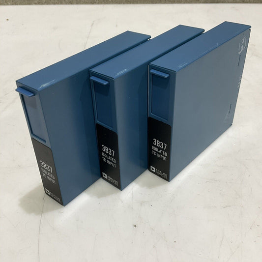 ANALOG DEVICES 3B37-CUSTOM ISOLATED TC INPUT 0-400 DEGREE F LOT OF 3 373