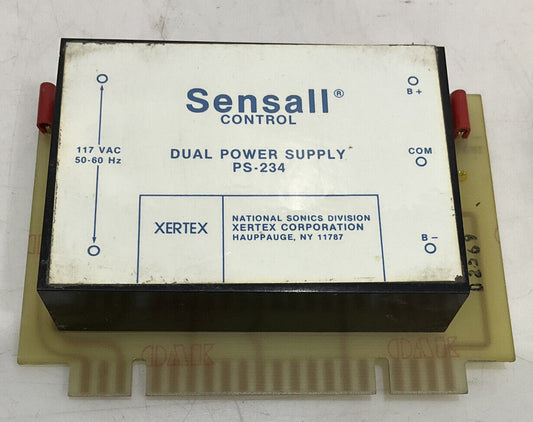 XERTEX NATIONAL SONICS PC 131-PS SENSALL DUAL POWER SUPPLY PS-234 373