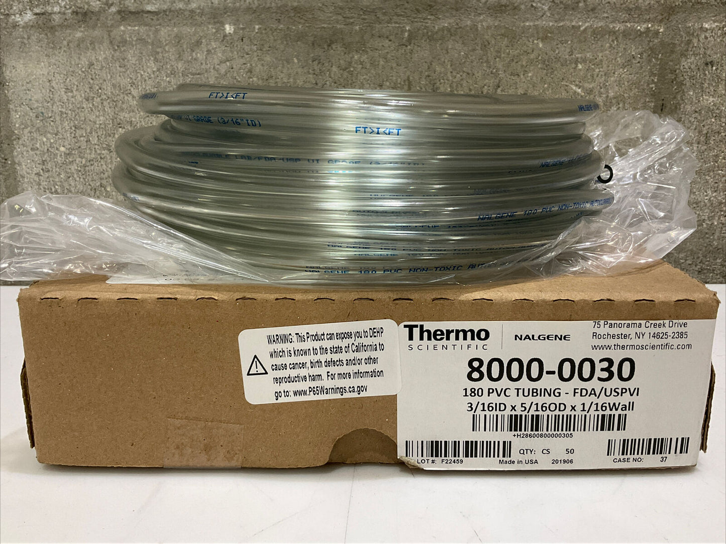 Nalgene Clear Plastic Tubing 180 PVC