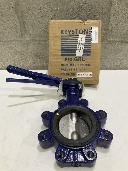 KEYSTONE GRL 4D11EA1KB0 166170 N07C BUTTERFLY VALVE LUG WITH LEVER 4”  373