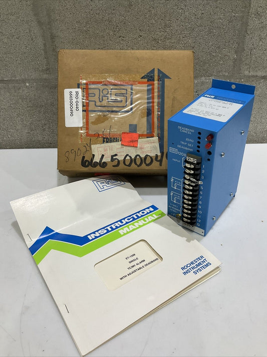 RIS ET-1208-SS2-I1 SINGLE THERMOCOUPLE TC/MV ALARM WITH ADJUSTABLE DEADBAND 373