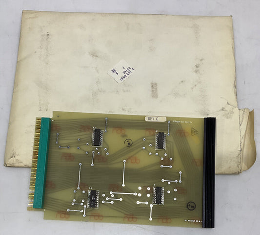 HAGAN WESTINGHOUSE ROSEMOUNT ANALYTICS 399121 DTL GATE PRINTED CIRCUIT BOARD 373