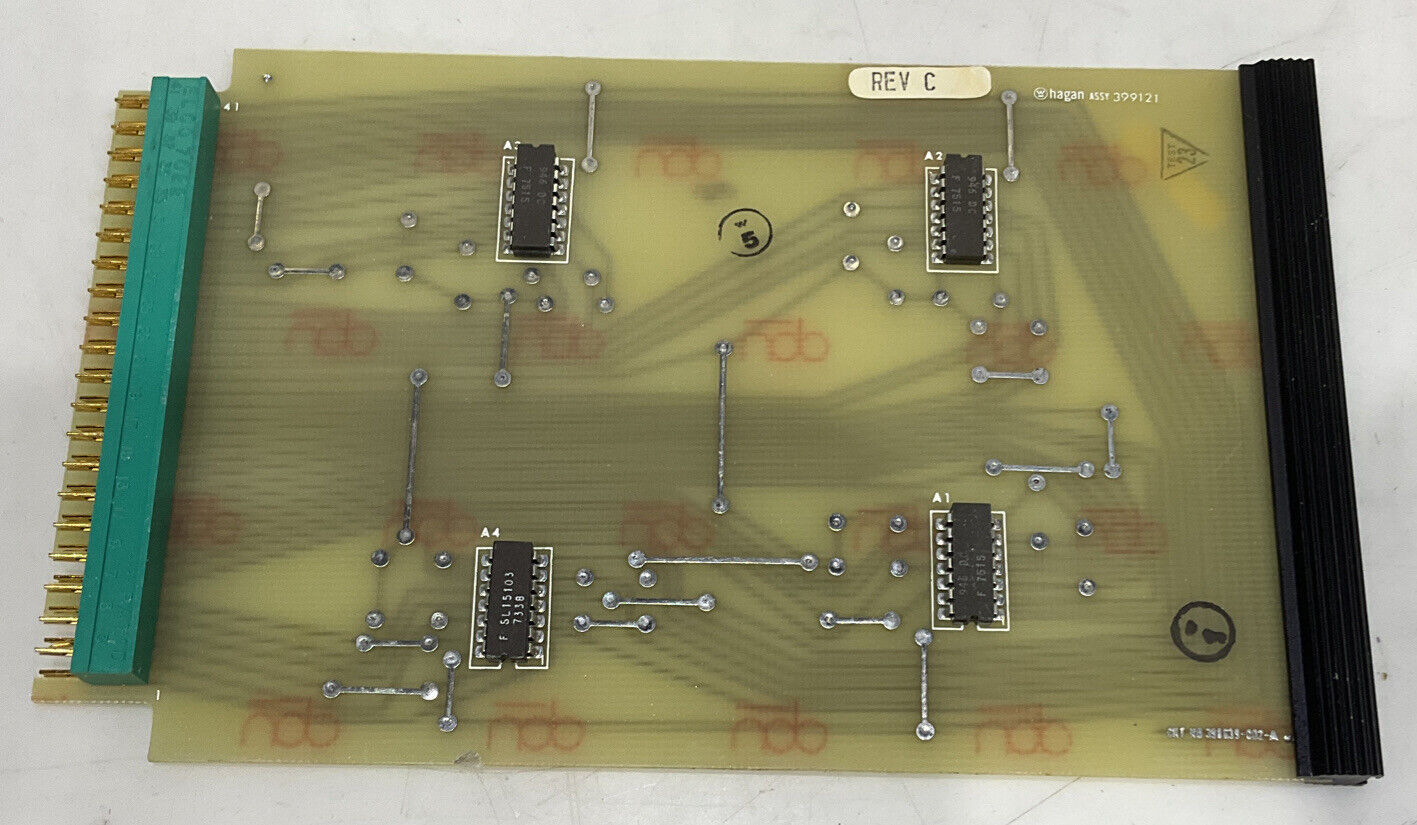 HAGAN WESTINGHOUSE ROSEMOUNT ANALYTICS 399121 DTL GATE PRINTED CIRCUIT BOARD 373