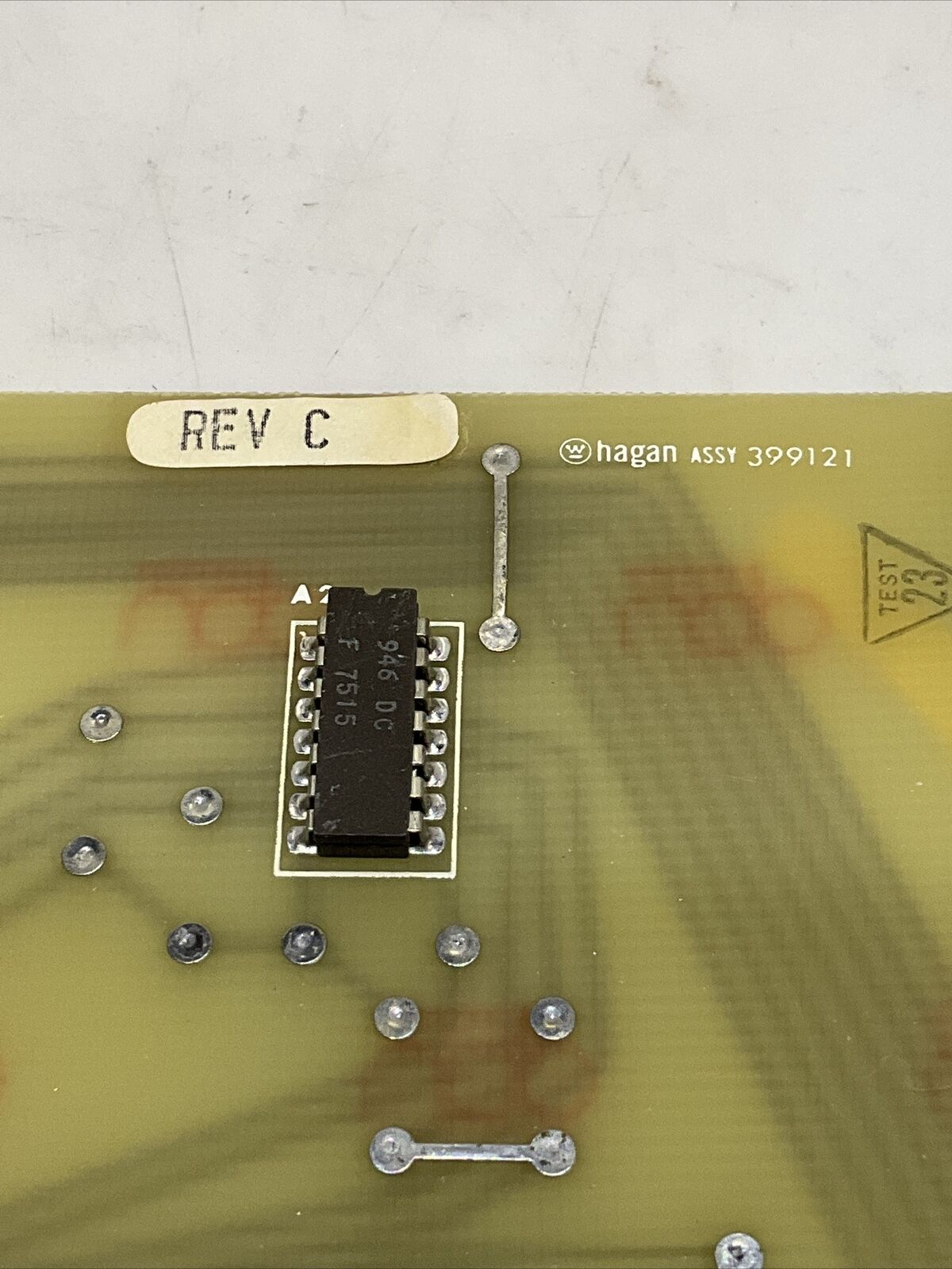 HAGAN WESTINGHOUSE ROSEMOUNT ANALYTICS 399121 DTL GATE PRINTED CIRCUIT BOARD 373