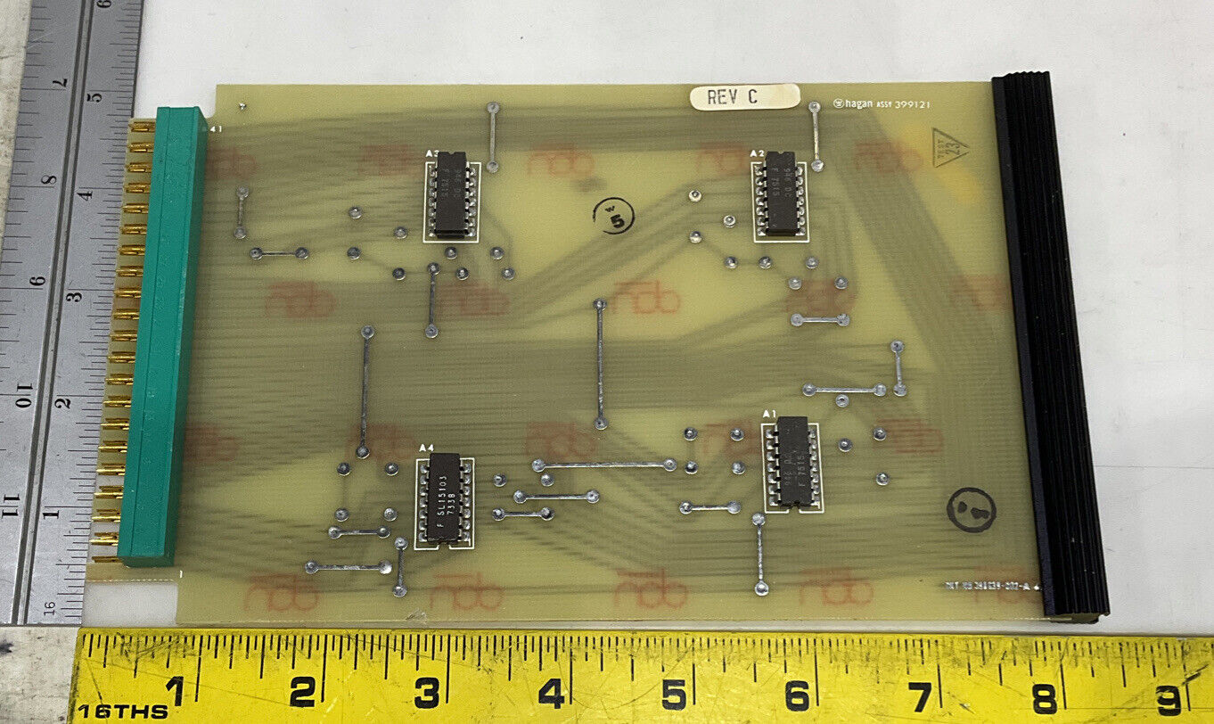 HAGAN WESTINGHOUSE ROSEMOUNT ANALYTICS 399121 DTL GATE PRINTED CIRCUIT BOARD 373