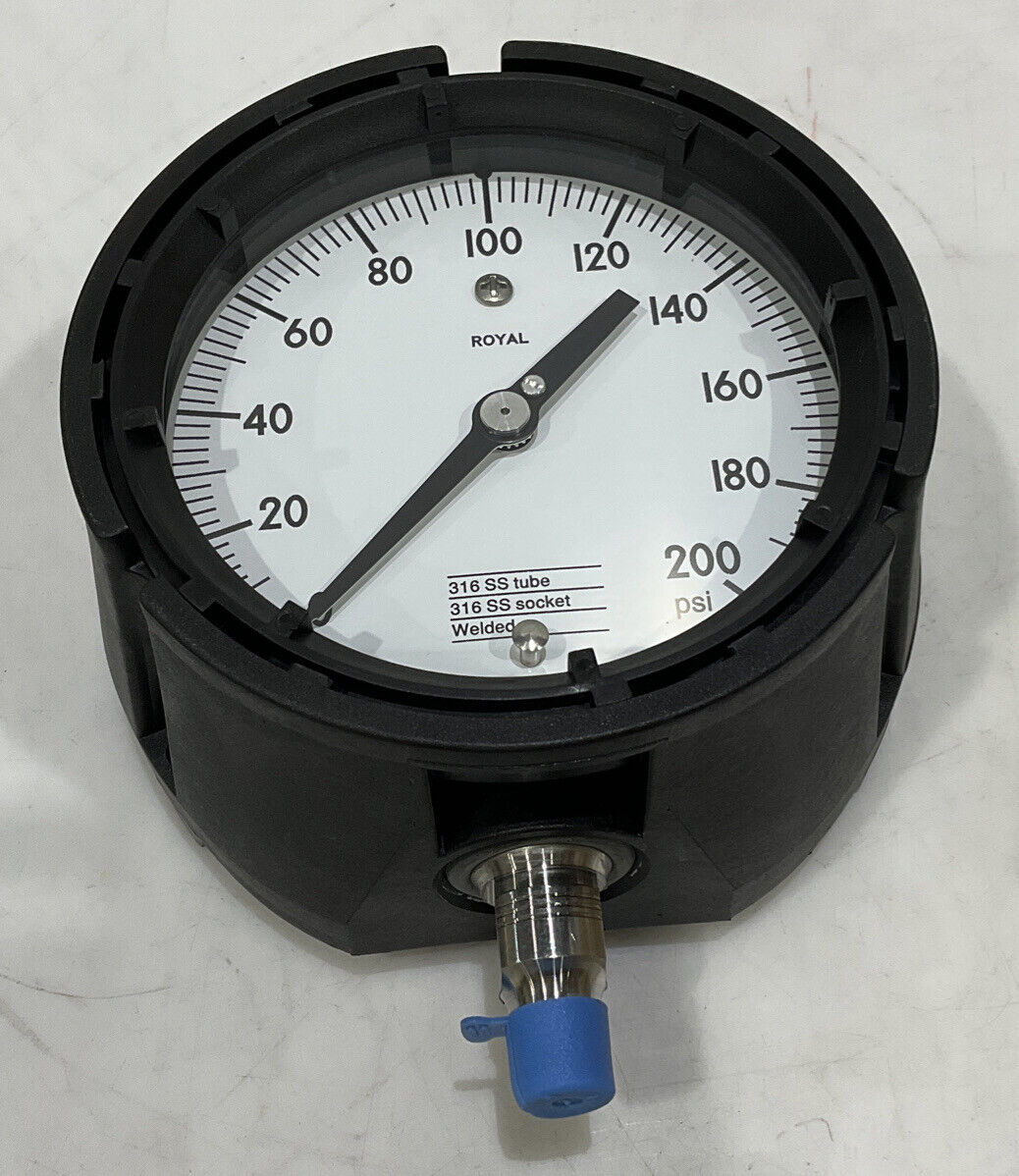 WEKSLER 4E2094-05 ROYAL PRESSURE GAUGE 0-200 PSI 373