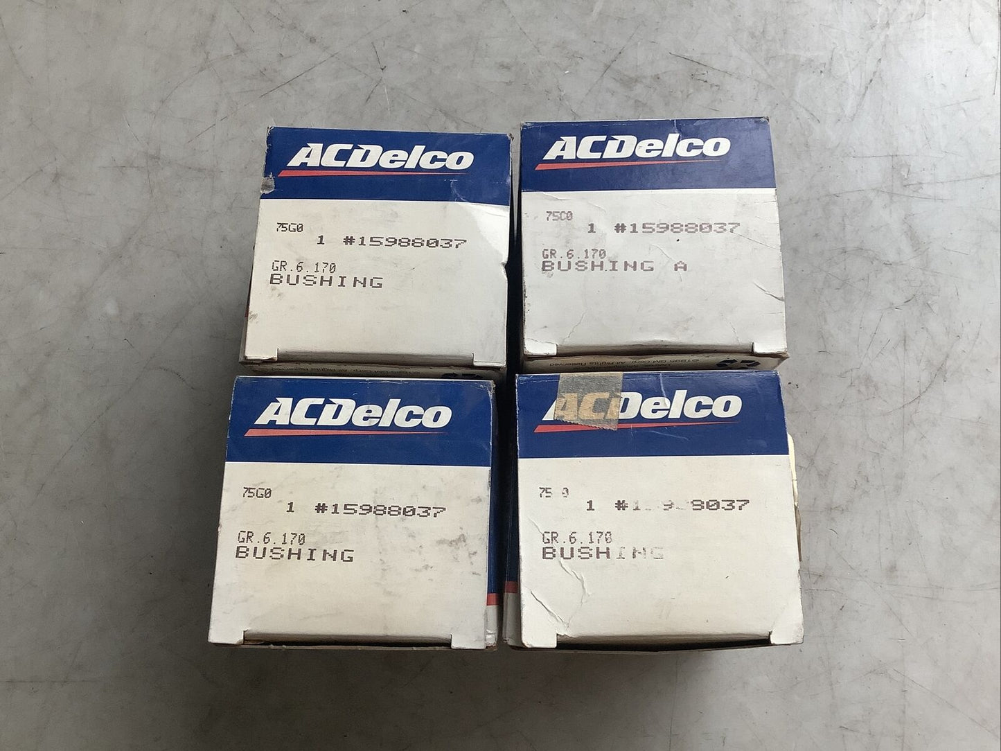 ACDELCO 15988037 FRONT LOWER SUSPENSION CONTROL ARM BUSHING 476 - LOT OF 4