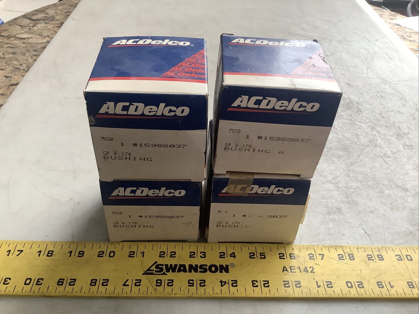 ACDELCO 15988037 FRONT LOWER SUSPENSION CONTROL ARM BUSHING 476 - LOT OF 4