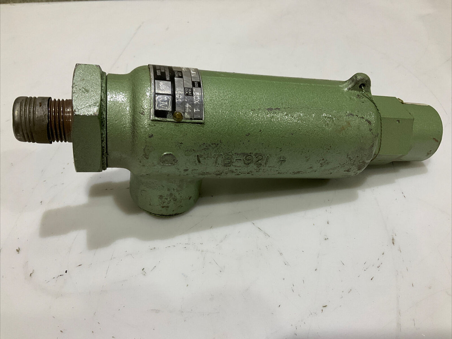 SAFETY RELIEF VALVE PRESSURE TXT 7132HOOAN SIZE AH-4505 .50X1 373