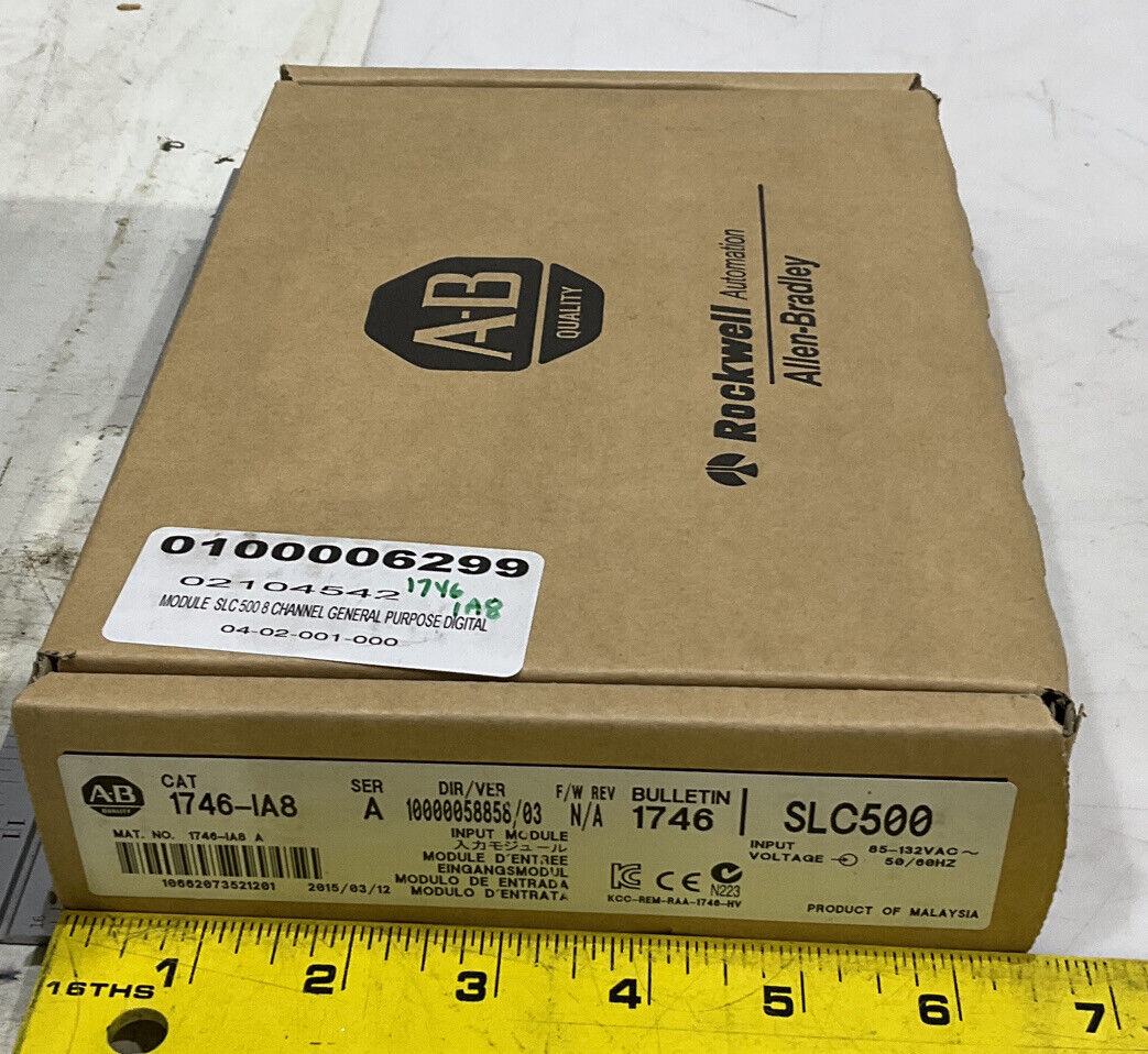 ALLEN-BRADLEY 1746-IA8 SER A SLC 500 CHANNEL MODULE 373