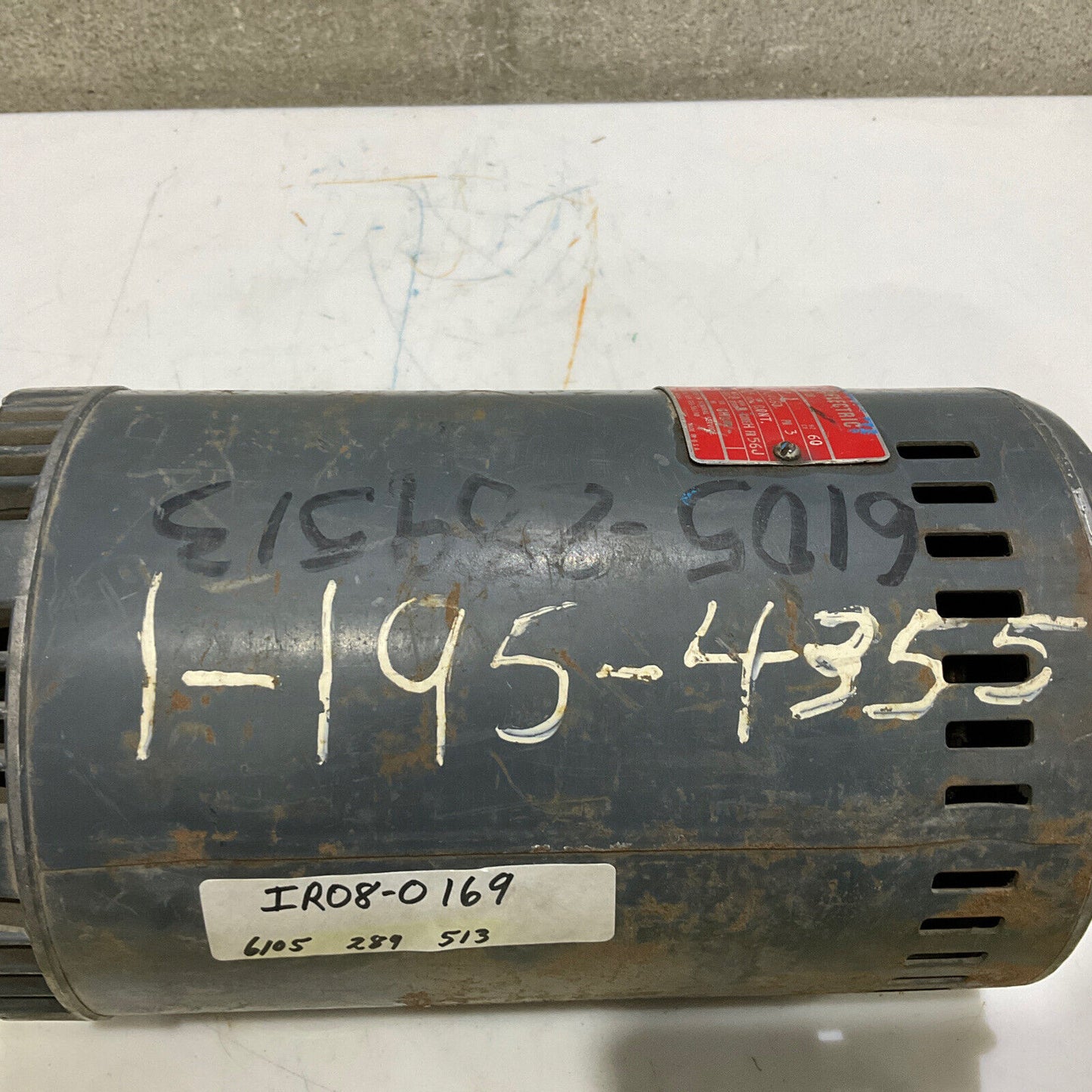 GENERAL ELECTRIC 5K49TG744 AC MOTOR 3 HP 60 HZ 3450 RPM 230/460V 3 PH 373