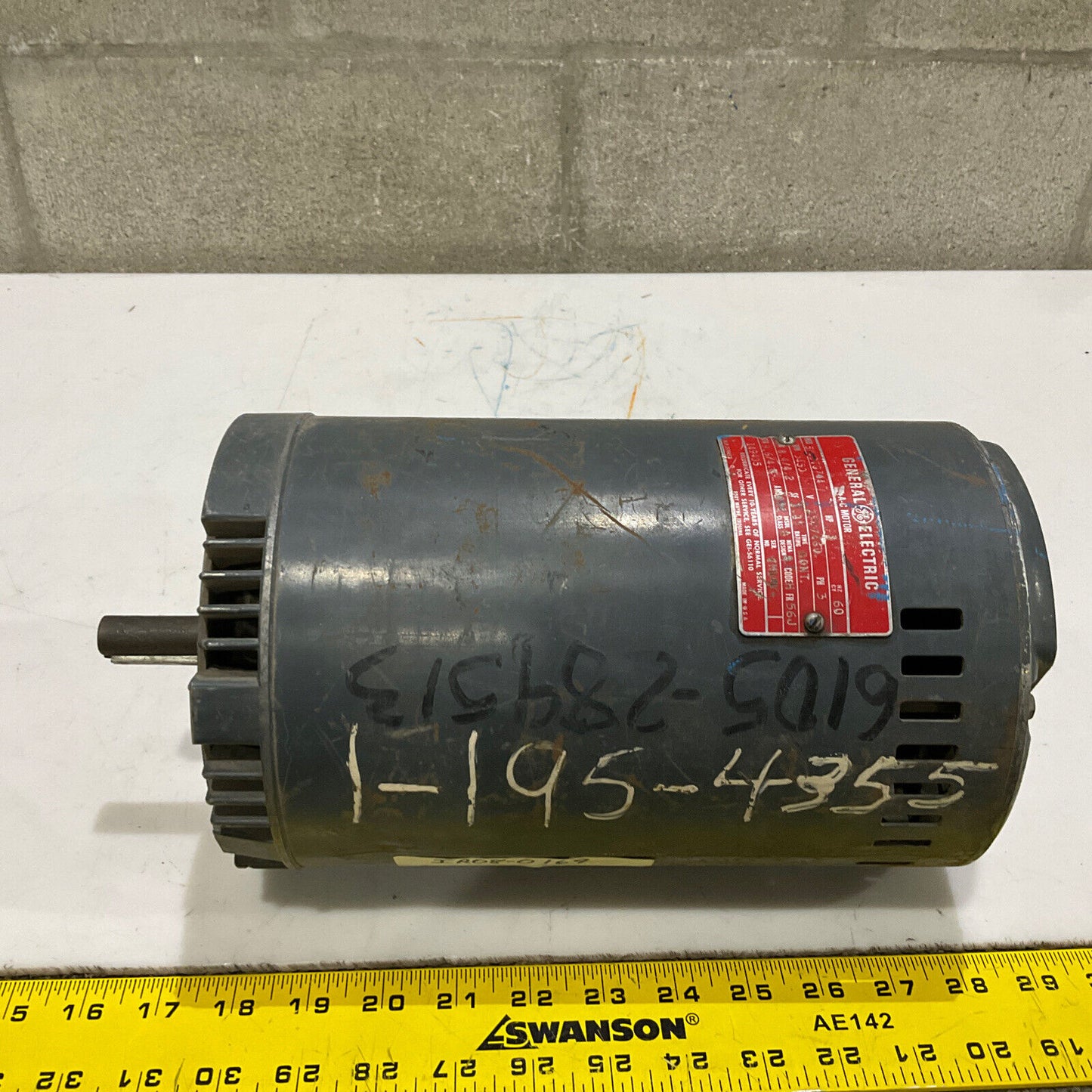 GENERAL ELECTRIC 5K49TG744 AC MOTOR 3 HP 60 HZ 3450 RPM 230/460V 3 PH 373